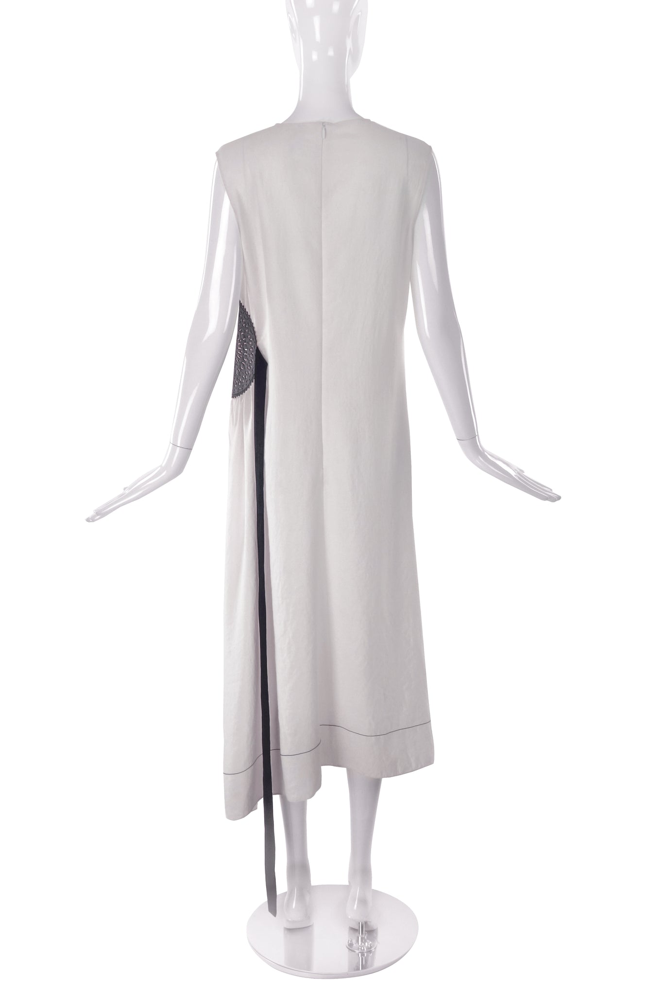 loewe linen dress Loewe Pebble Linen Blend Short Dress - Green - 36% Off