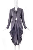 Marithé + François Girbaud Grey Sculptural Skirt and Jacket - BOUTIQUE PURCHASE PRICE