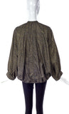 Saint Laurent Gold Speckled Rain Coat Blouson Jacket - Spring Summer 1981 Prêt-à-porter collection - BOUTIQUE PURCHASE PRICE