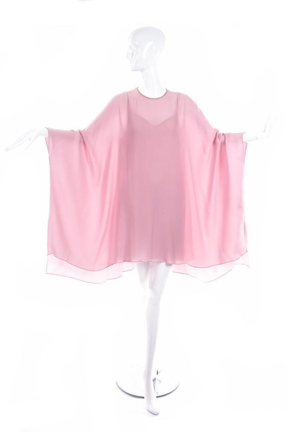 Valentino Pale Pink Silk Caftan Kaftan Dress