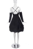 Marques Almeida Black Tech Fabric Cut Out Dress - BOUTIQUE PURCHASE PRICE