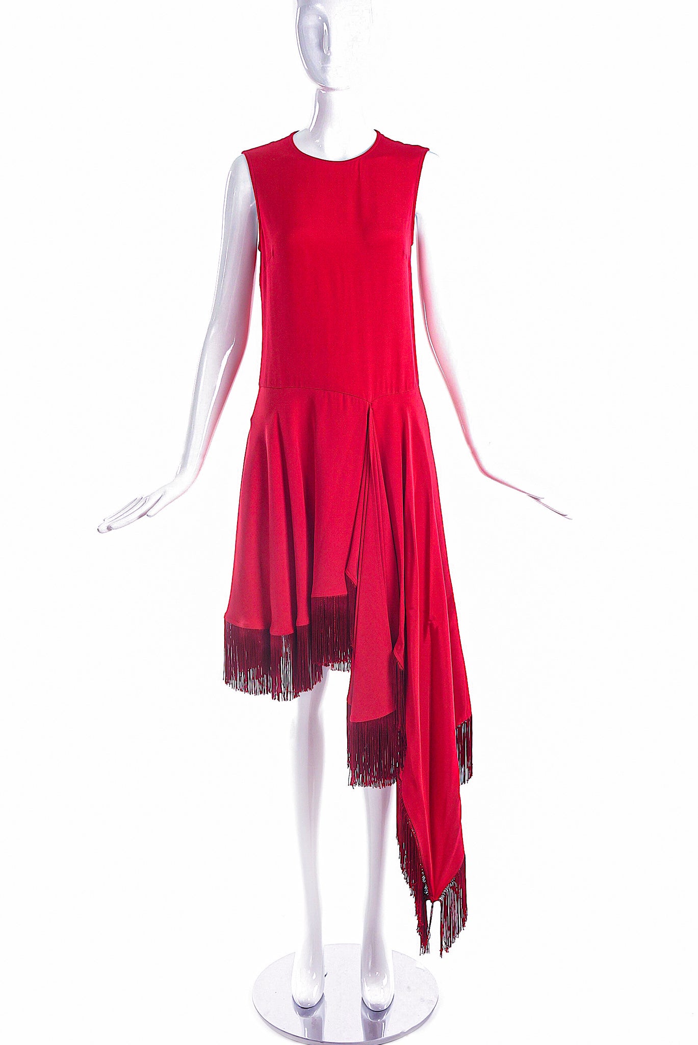Empty Njoy Pods Calvin Klein 205W39NYC by Raf Simons Red Asymmetrical Dress with Fring PaumLosAngeles Empty Njoy Pods Calvin Klein 205W39NYC by Raf Simons Red Asymmetrical Dress with Fring PaumLosAngeles