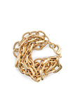 Vintage Multiple Gold Chainlink Bracelet
