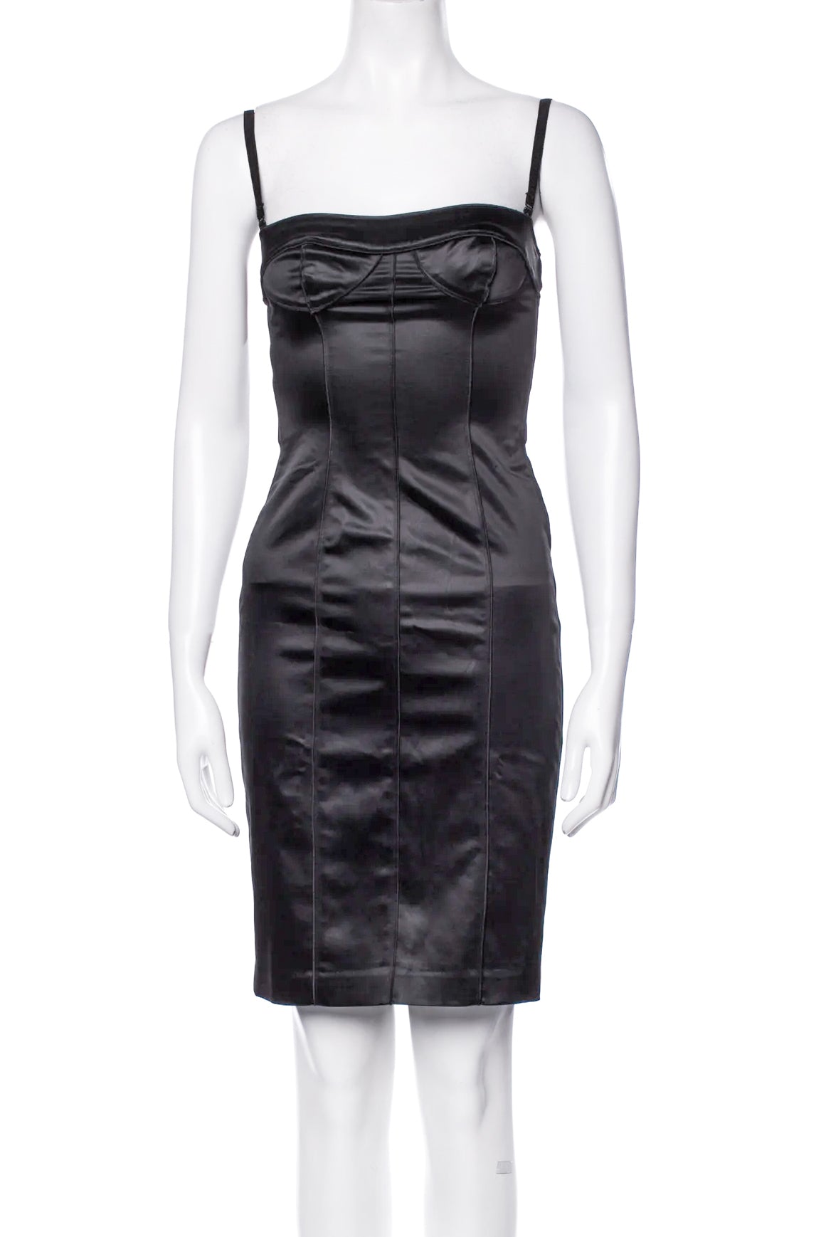 Dolce Gabbana D&G Black Stretch Body Con Iconic Monica Bellucci Dress –  PauméLosAngeles