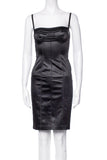 Dolce Gabbana D&G Black Stretch Body Con Iconic Monica Bellucci Dress