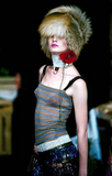 Dolce Gabbana Brown Lurex Striped Camisole Top Spring Summer 2000