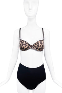 Dolce & Gabbana Leopard Print Bra Top