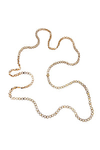 Eddie Borgo Gold Hexagon Chain Link Necklace