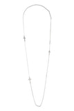 Eddie Borgo Gold and Silver Cross Spike Necklace Set