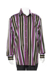 Etro Purple Striped 70's Shirt