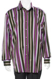 Etro Purple Striped 70's Shirt