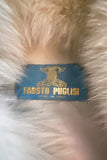 Fausto Puglisi Pink and Silver "Glam Rock" Jacket with Fox Fur Collar