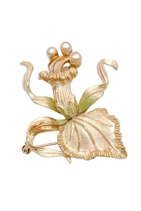 Vintage Lily Broach