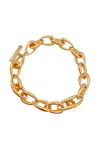 Gold Metal Chain Link Bar Closure Heavy Vince Camuto Necklace