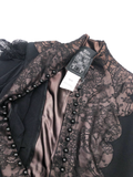 John Galliano Black Lace Trumpet Sleeve 1990's Jacket
