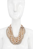 Courrèges Pearl Diamond Gold Necklace Choker