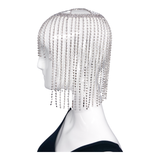 Custom Crystal Fringe Headpiece