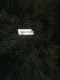 Sonia Rykiel Black Marabou Plume Feather Vest - BOUTIQUE PURCHASE PRICE