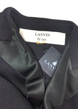 Lanvin Crinkle Chiffon with Satin Lapel Tuxedo Suit Blazer Jacket SS2009 - BOUTIQUE PURCHASE PRICE