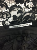 Alessandra Rich Black Floral Lace Skirt - BOUTIQUE PURCHASE PRICE