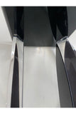"Silence of Eclipse" Lucite Black and Clear Console Table by Mikhail Loznikov - signed & dated 1992
