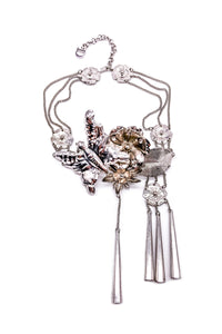 Christian Dior by John Galliano Butterfly Flower Choker Necklace from Fall Winter 2003
