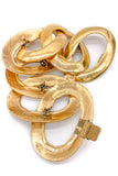 Valentino Gold "Interlocked Ring" Vintage Couture Bracelet