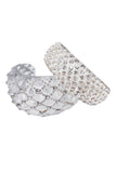 Christian Dior Quilted Lucite and Crystal Cuff Bracelet Set SS2004