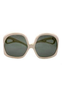 Vintage 60's "Rudi Gernreich" Style Oversized Sunglasses