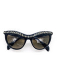 Prada Cat Eye Sunglasses with Crystal Detail