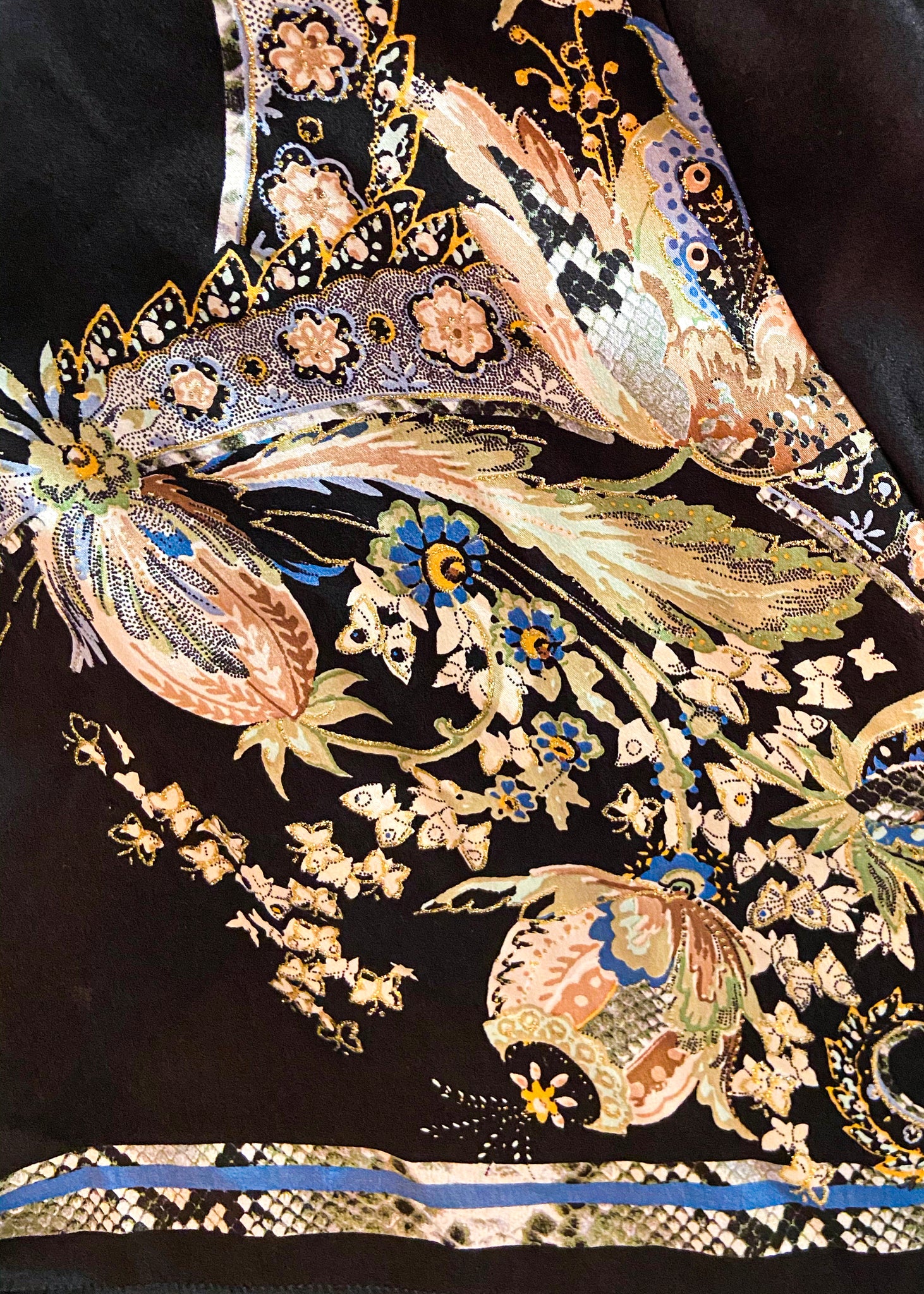 roberto cavalli corset dress Roberto Cavalli S/S 2003 Chinoiserie Print Silk Train Maxi Evening Dress Gown OpulentAddict
