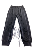 KTZ Black Lace Up Jogger Pants