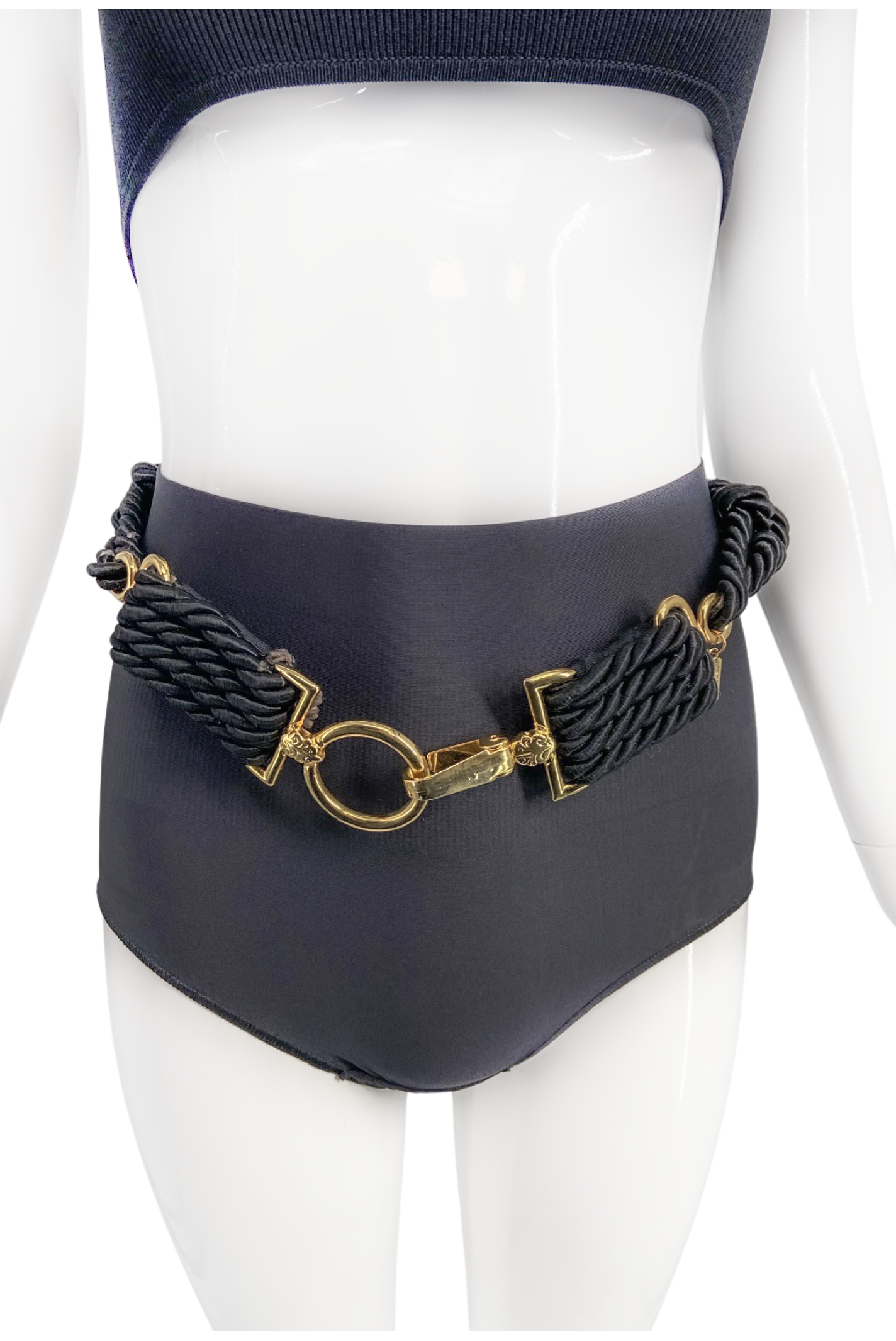 La Perla Waist Belt La Perla Waist Cincher Wide Waist Belt - Black Belts  main image 4