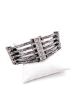 Lanvin Dedale Silver Crystal Art Deco Choker Necklace Runway Spring Summer 2013