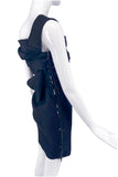 Lanvin One Shoulder Off Shoulder Dress with Crystal Side Details Fall 2010