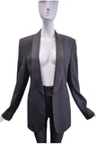 Maison Martin Margiela Black Tuxedo Suit Jacket Blazer with Satin Shawl Collar