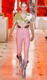 Maison Margiela Baby Pink Vinyl Leather Pants