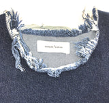 Marques Almeida Blue Denim Shift Dress with Fray Edges - BOUTIQUE PURCHASE PRICE