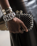 Alexander McQueen Crystal Dome Bracelet Pre Fall 2019