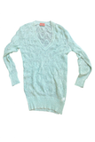 Missoni Seafoam Green Mint Loose Cable Knit Lurex Mohair Sweater