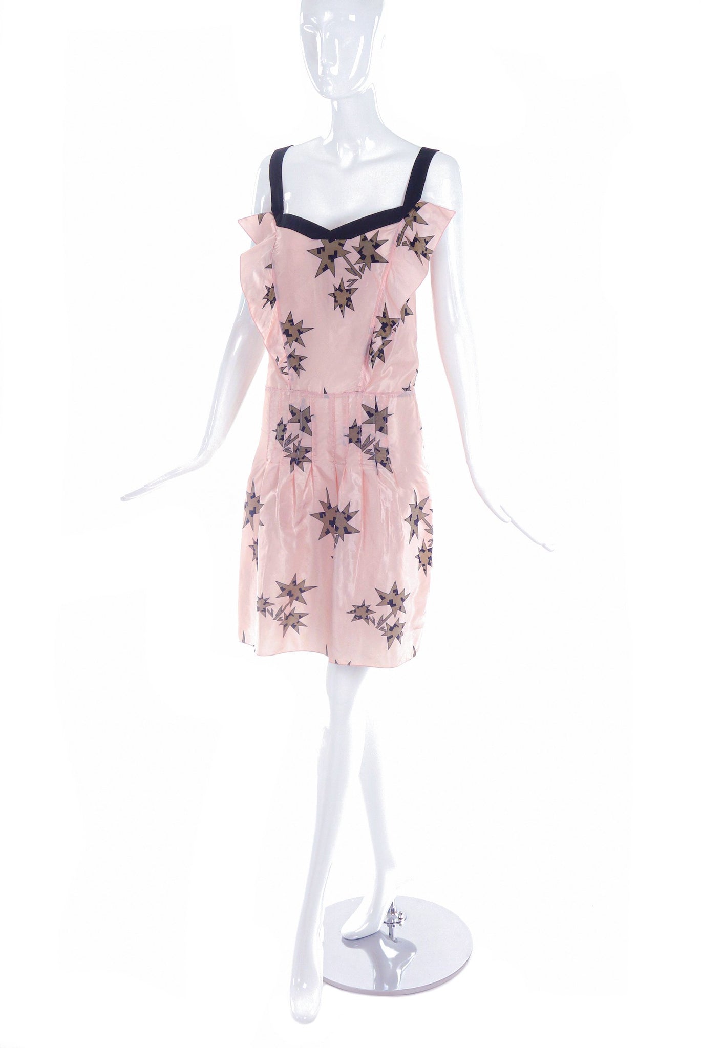 Miu Miu Pink Star Print Miu Miu Pink Star Print