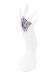 Armen Ra Silver XL CZ Marquise Cut "Titanic" Power Ring