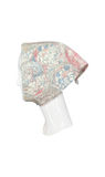 Chanel Floral Camellia Sketch Drawing Headscarf with Chanel Button
