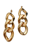 Vintage Gold Oversized XL Chain Link Earrings