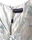 Rochas Velvet Burn Out Iridescent Flower Dress SS2014 - BOUTIQUE PURCHASE PRICE