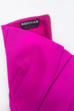 Rochas Hot Pink Strapless Fit and Flare Dress