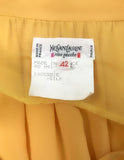 Yves Saint Laurent Rive Gauche Yellow Bow Blouse - BOUTIQUE PURCHASE PRICE