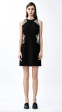 Christopher Kane Black Silver Sequin Cut Out Judy Jetson Dress Pre Fall 2015