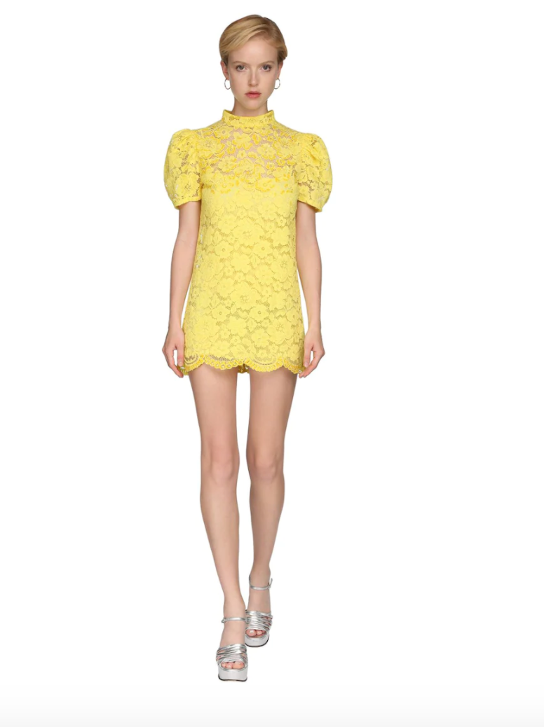 chinese dress ladies Sacramento Eyelet Embroidered Mini Dress | Ready-To-Ship