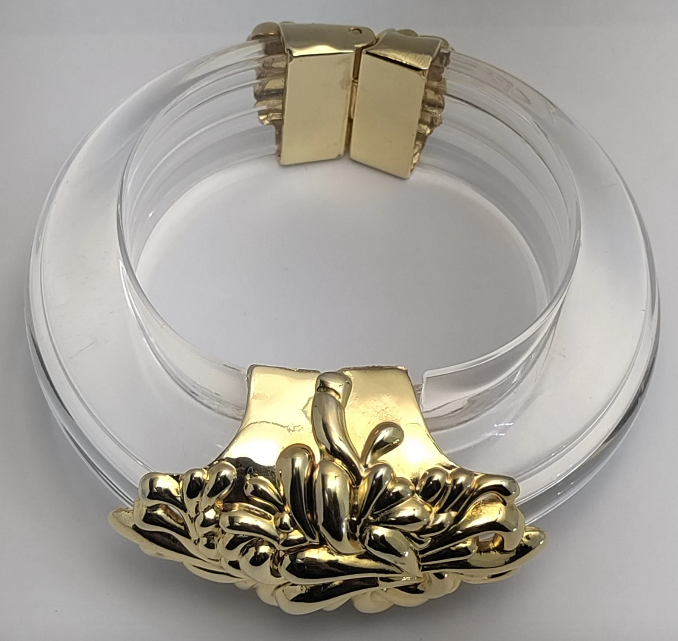 Parklane Lucite Ornately decorated popular bracelet